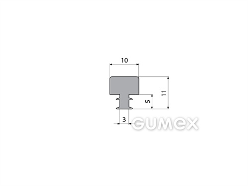 GUMMIPROFILE T-FORM - EPDM